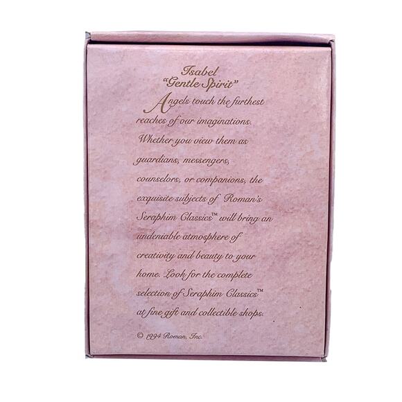 Vintage 1994 Roman Inc. Seraphim Classics ISABEL Gentle Spirit Angel Ornament - Picture 2 of 6